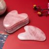 Natural Jade Gua Sha Scraper Board Massage Rose Quartz Jade Guasha Stone For Face Neck Skin Lifting Wrinkle Remover 1