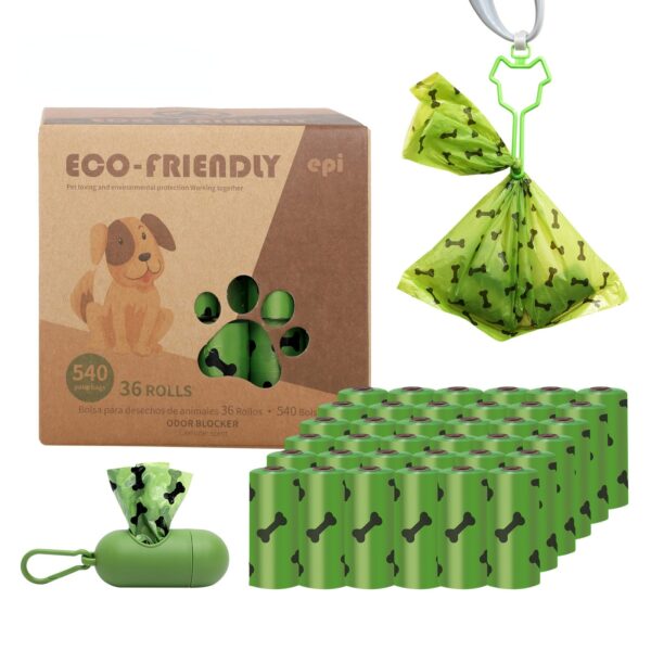 Biodegradable Pet Garbage Bag Dog Poop Bags Dog Poop Bag Dispenser Dog Cleaning Supplies Dog Products for Dogs 1