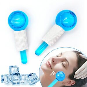 Crystal Ice Hockey Roller Energy Massage Beauty Facial Eye Crystal Ball Massager Water Wave Ice Globes Skin Care 1