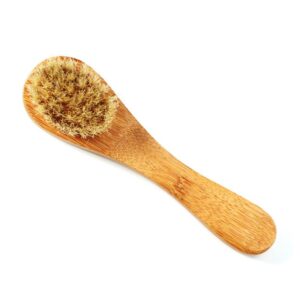 Natural Face Brush Bristles Exfoliating Face Brushes Wooden Woman Man Skin Care Dry Body Brush Massager Scrubber Tools 1