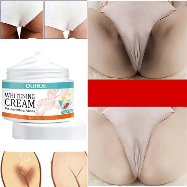 Women Body Whitening Cream Underarm Legs Knee Elbow Private Parts Brighten Armpit Whitening Cream Remove Dark Spots Skin Care