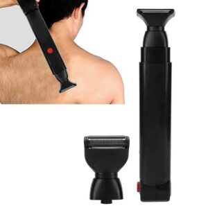 Electric Back Shaver Facial Hair Trimmer Razor Rechargeable Foldable Handle Back Hair Removal Men Body Groomer 2