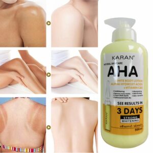 Whitening Body Cream Hydroxy Acids Vitamin C&E Moisturizing Lightening Body Lotion Skin Care Remove Acne Marks 1