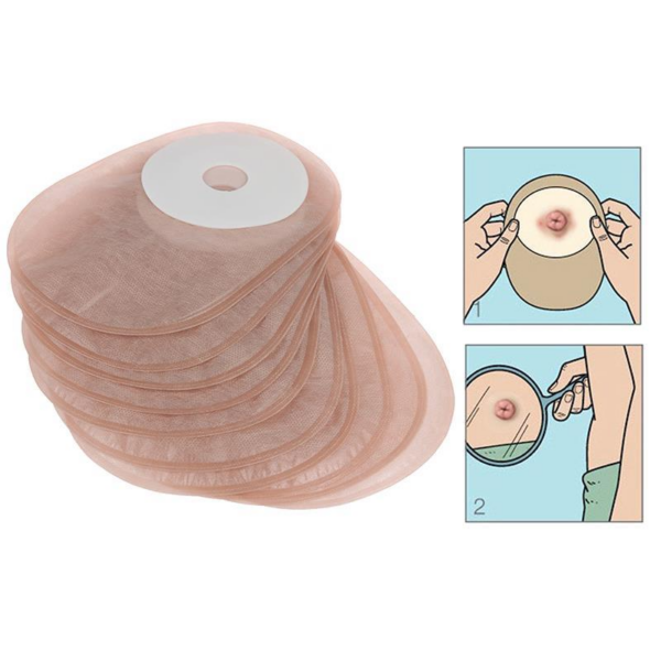 Economical One Pc Closed Colostomy Bags One-piece System Portable Stoma Care Bags Without Drainage