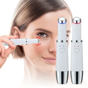 Electric Eye Massager Vibration Heated Beauty Massage Device For Dark Circles Puffiness Eye Fatigue Removal Wrinkle Eye Care Pen 2