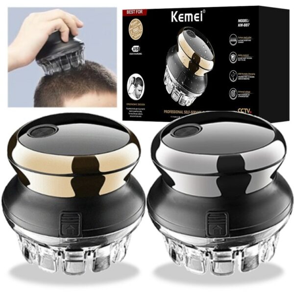 electric even cut rotary hair trimmer for men washable rechargeable hair clipper self-haircut shortcut kit for men 1
