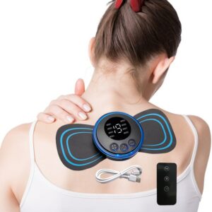 Rechargeable Neck Massager EMS Pulse Muscle Stimulator Muscle Pain Relief Tool Body Massage Relax Cushion 1