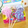 Creative Candy Food Eraser Cute Cartoon Big Lollipop Rubber Student Stationery School Supplies Wholesale Erasers for Kids 1