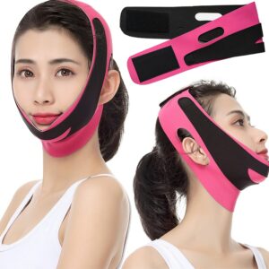 Face Slimming Bandage V Line Face Shaper Elastic Chin Cheek Lift Up Belt Facial Massage Women Strap Face Skin Care Tools 1