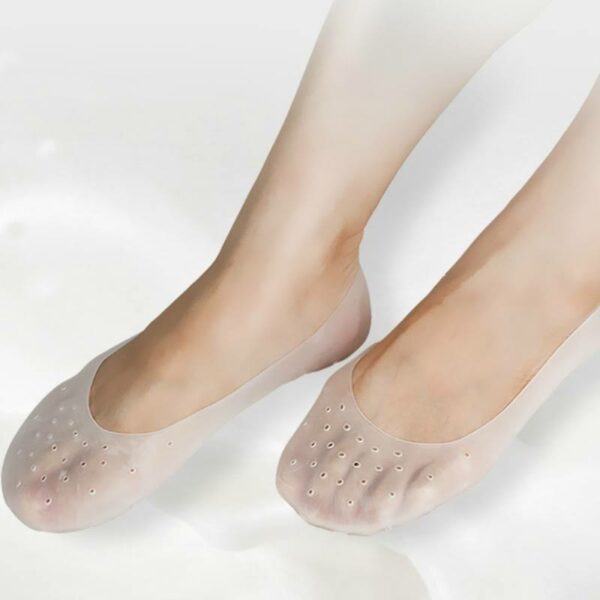 Delicate Silicone Moisturizing Gel Heel Socks Like Cracked Foot Skin Care Protector Feet Massager Foot Women Silicon Feet