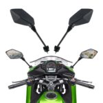 Motorcycle Rear View Side Mirrors mirror For Kawasaki