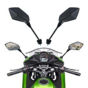 Motorcycle Rear View Side Mirrors mirror For Kawasaki