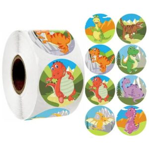 Animals cartoon Stickers for kids classic toys sticker school teacher reward sticker Various Dinosaur designs