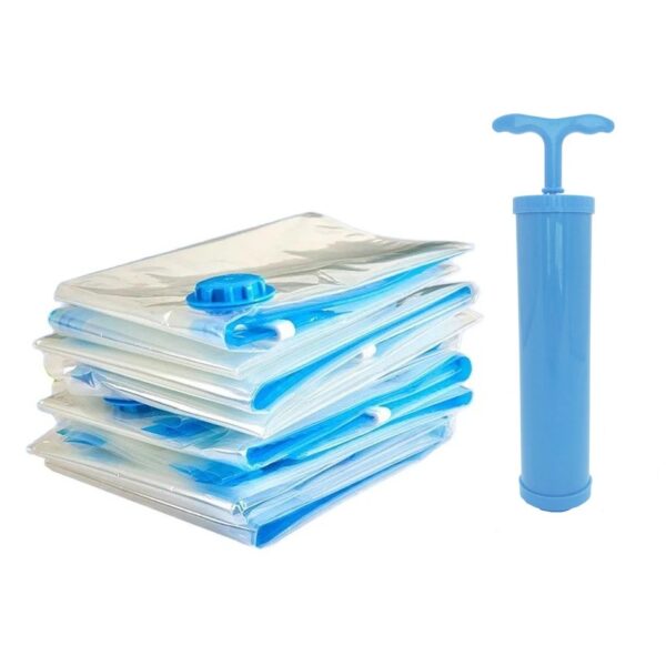 Storage Bags More Space Save Compression Travel Seal Zipper for Clothes Pillows Bedding Closet Home