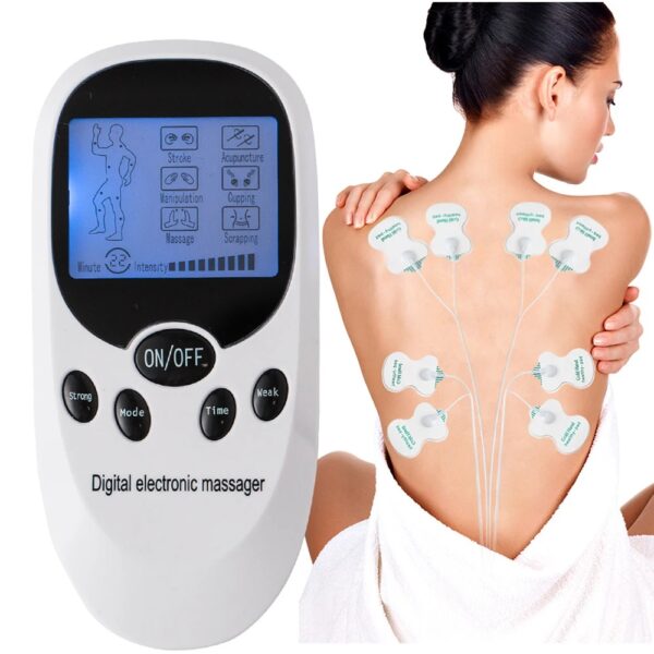 Electric Neck Massager TENS Pulse Cervical Vertebra Physiotherapy 4 Mode Acupuncture Deep Tissue Massage Health Care
