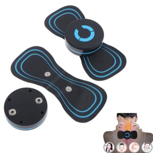Portable Neck Body Massager Muscle Relief Pain Mini Electric Convenient Intelligent Cervical Massage Stickers Meridian Massager