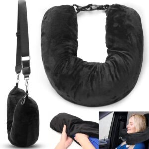 Travel Neck Pillow Stuff With Clothes Pillowcase Storage Lycra Fabric Waterproof Carry Portable Travel Bag Pillow