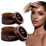 Soft Brown Self-Tanning Cream Intensive Tanning Outdoor Summer Beach Brown Bronzer Long Lasting Sunless