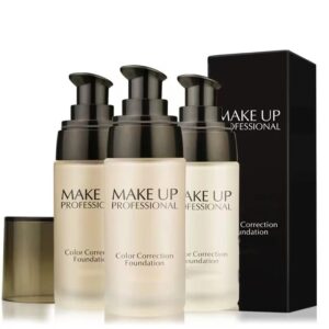 Foundation Makeup, 40ml Natural Moisturizing Highlighting Matte Oil Control Concealer Breathable Facial Corrector