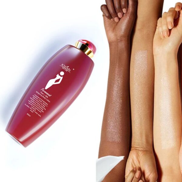 Natural Organic Body Whitening Milk Lotion Scented Coconut Pearl Extract Fair and White Body Lotion Moisturizing Whitening