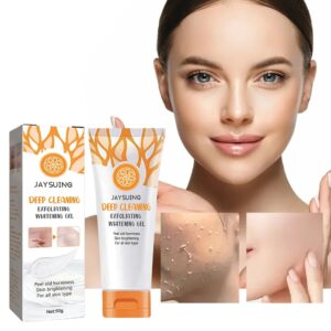 Exfoliating Whitening Gel Face Cleanser Scrub Peeling Gel Removal Dead Skin Moisturizing Brightening Skin Care Cream