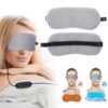 Heated Eye Mask For Sleeping Electric Lavender Hot Steam Compress Eye Patches Cold Compress Spa Blindfold Anti-Dark Circles