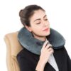 Travel Pillow Aircraft Inflatable Portable Neck Pillow U-Shaped Automatic Inflatable Neck Camping Pillow U-Shaped Pillow