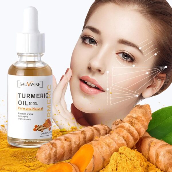 Face Care Sets Turmeric Facial Acne Cleansing Cream Anti-Aging Serum Dark Skin Moisturizing Spots Turmeric Fade