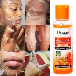 Yellow Peeling Lotion Oil Organic Bleaching Dark Skin Exfoliating Whitening Nourishing Hyaluronic Acid Moisturiz Body Scrub