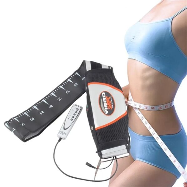 Electric Slimming Belt Belly Stomach Waisr Trainer Slimming Belt Vibroaction Slimming Massager Belt Vibrating Fat Burner Belt