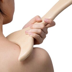 Beech Scraping Board Wooden Guasha Massage Tool For Back Neck Body Meridian Beauty Dredge Board Carbonized Acupunctur