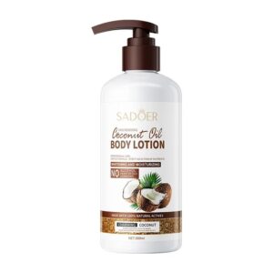 Coconut Body Lotion Deep Hydrating Moisturizer for Dry Skin, Natural Nourishing Cream with Shea Butter, Long-Lasting Fragrance