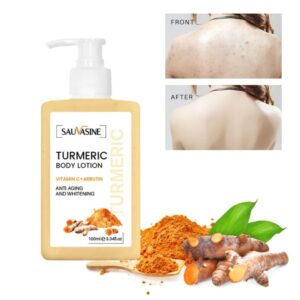 Body Whitening Cream Turmeric Body Lotion Anti Aging Long-lasting Moisturizing Smooth Skin Lightening Cream for Dark Skin