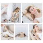Neck Massage Pillow Electrical Cervical Traction Massager Wormwood Hot Compress Relief Back Shoulder Pain Body Health