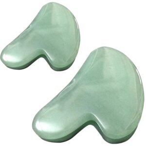 Natural Jade Gua Sha Scraper Board Massage Rose Quartz Jade Guasha Stone For Face Neck Skin Lifting Wrinkle Remover