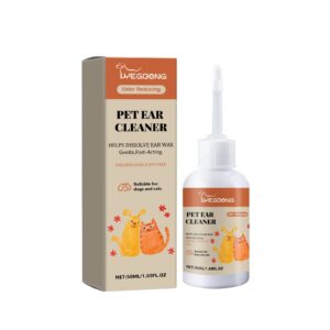 Cat And Dog Ear Cleaner Pet Ear Drops For Infections Control Yeast Mites Removes Ear Mites And Ear Wax Relieve