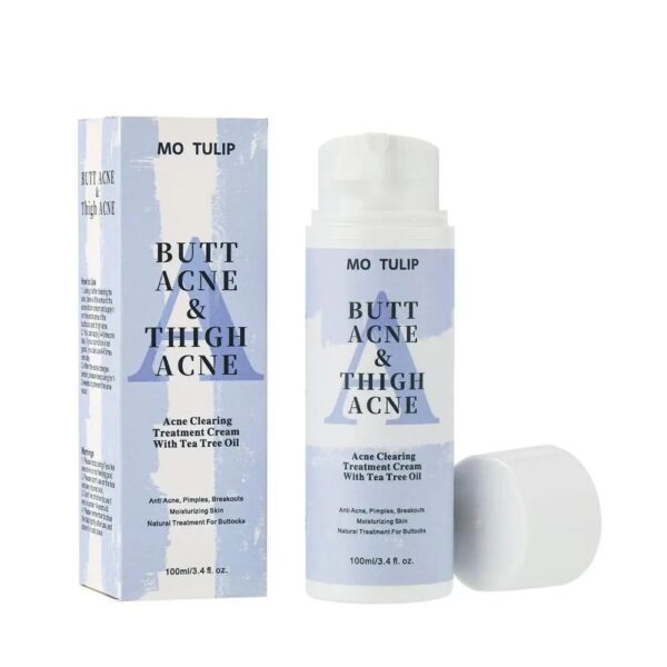 Clearing Cream with tea tree oil for Reduce Acne Pimples to Balance Skin Moisture Keep Buttocks Skin Delicate