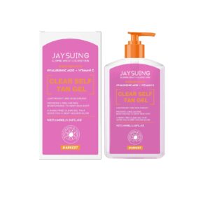 Self Tanner Gel Summer Face Body Bronzer Vitamin C Intensifier Tanning Oil Fast Dark Outdoor Tan Accelerating Moisturizing Cream