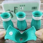 Cat Shoes Cat Claw Protector Bath Anti-scratch Shoes Adjustable Pet Bath Wash Boots Cats Paw Nail Cover Pet Grooming