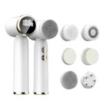 Electric Facial Cleansing Brush 6 In 1 Face Cleaner Blackhead Removal Pore Clean Skin Rejuvenation Beauty Care Device
