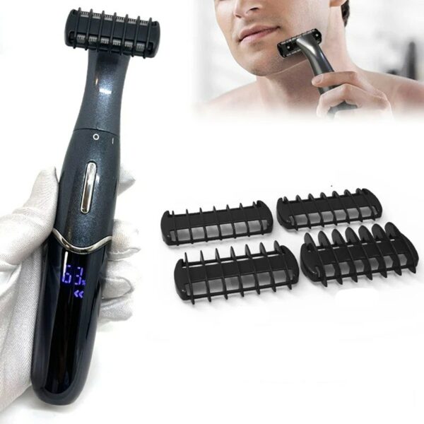 Intimate Areas Haircut Precision Shaver Men Bikini Line Sensitive Razor Balls Eggs Pubic Hair Shaving Trimmer Face Beard