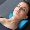 Neck Shoulder Stretcher Massage Pillow Traction Device Muscle Relaxation Relieve Pain Cervical Spine Correction