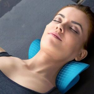 Neck Shoulder Stretcher Massage Pillow Traction Device Muscle Relaxation Relieve Pain Cervical Spine Correction