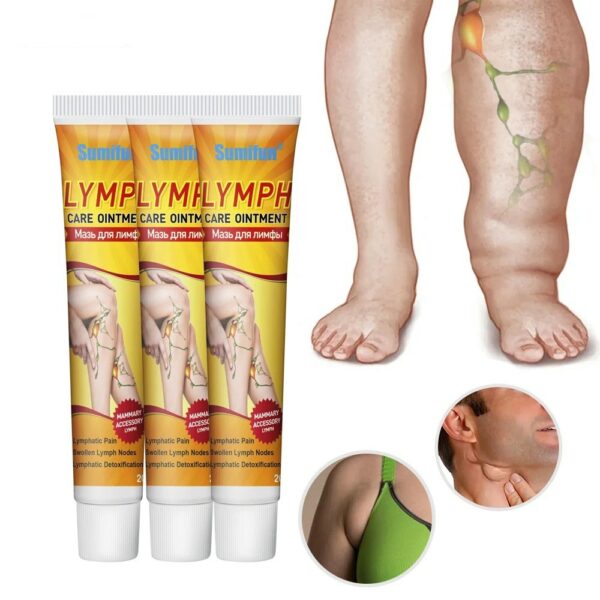 Lymphatic Detox Cream Remove Neck Lymph Nodes Massage Ointment Leg Armpit Swollen
