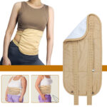 Neck Organic Castor Oil Compression Wrap Aid Sleep Improve Digestion Reusable Body Massage Tool
