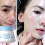 Milk Hyaluronic Acid Body Face Cream Moisturizing Whitening Brightening Smoothing Remove Melanin Face Skin Care
