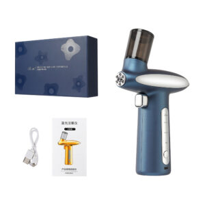 Make Up Skin Moisturizing Red/Blue Photon Facial Hydrator Nano Mist Sprayer Face Steamer Spray Airbrush Water Oxygen Injection