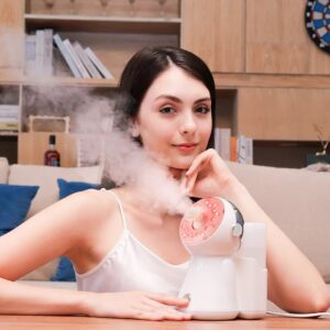 Spray Face Steamer Sauna Pore Cleaner Red Light Therapy Skin Brightening Air Humidifier Facial