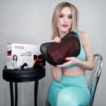 Massager Pillow Electric Neck and Back Massager Heating Kneading Infrared Therapy Pillow Shiatsu Neck Massager For body