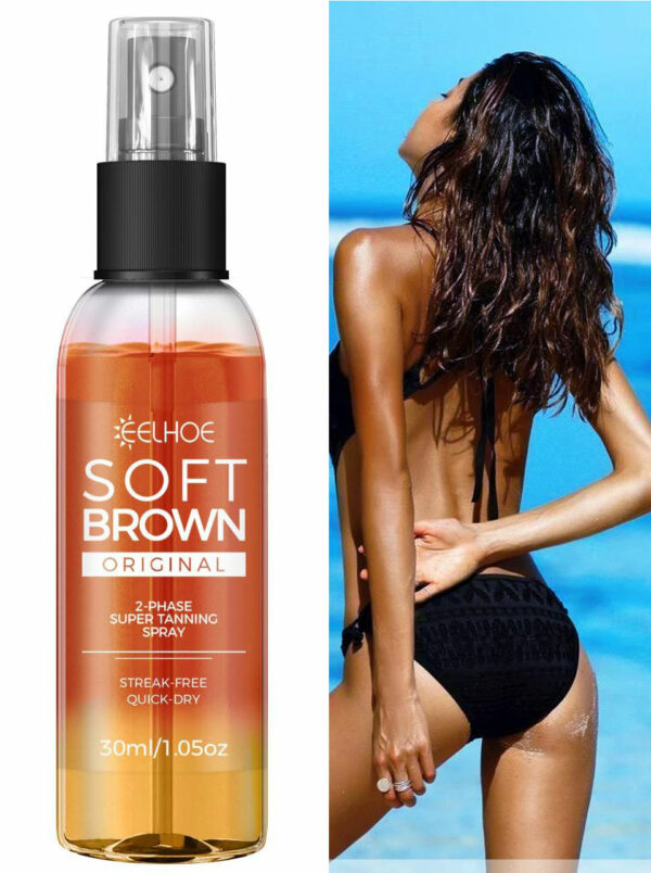 Self-Tanning Spray Fast Body Face Self Tanner Beach Sexy Solarium Suntan Skin Lasting Long Brown Lotion Natural Tan